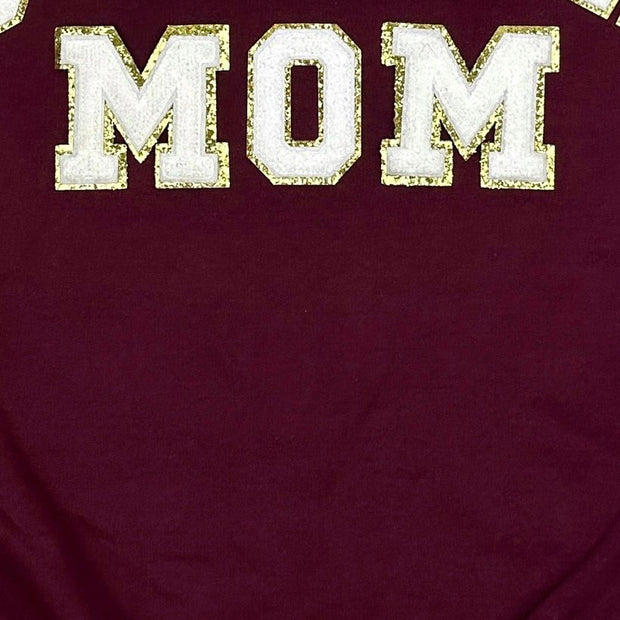 PREORDER: Football Mom Chenille Patch Sweatshirt