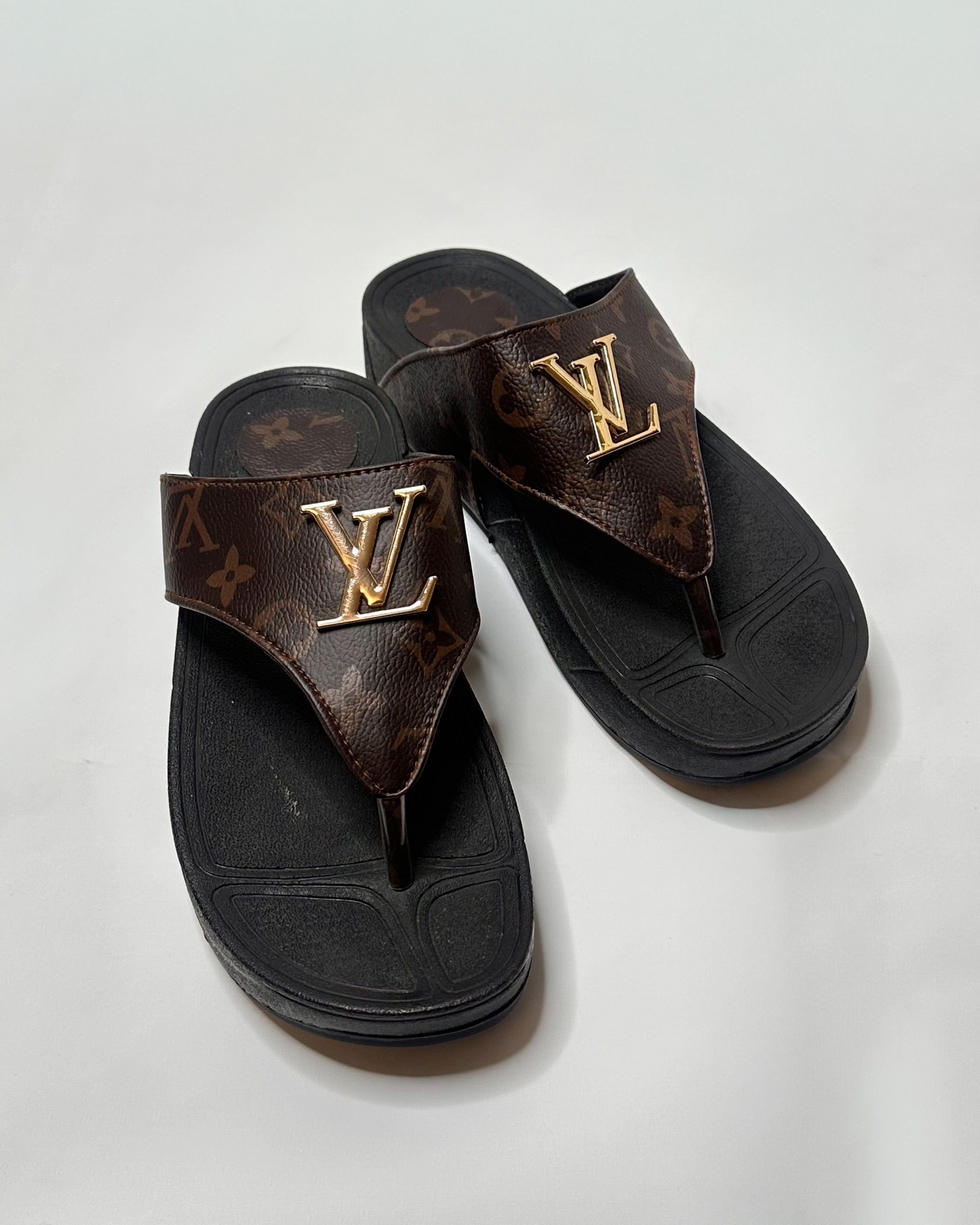 Louis Vuitton Flip Flop Brown Sandal