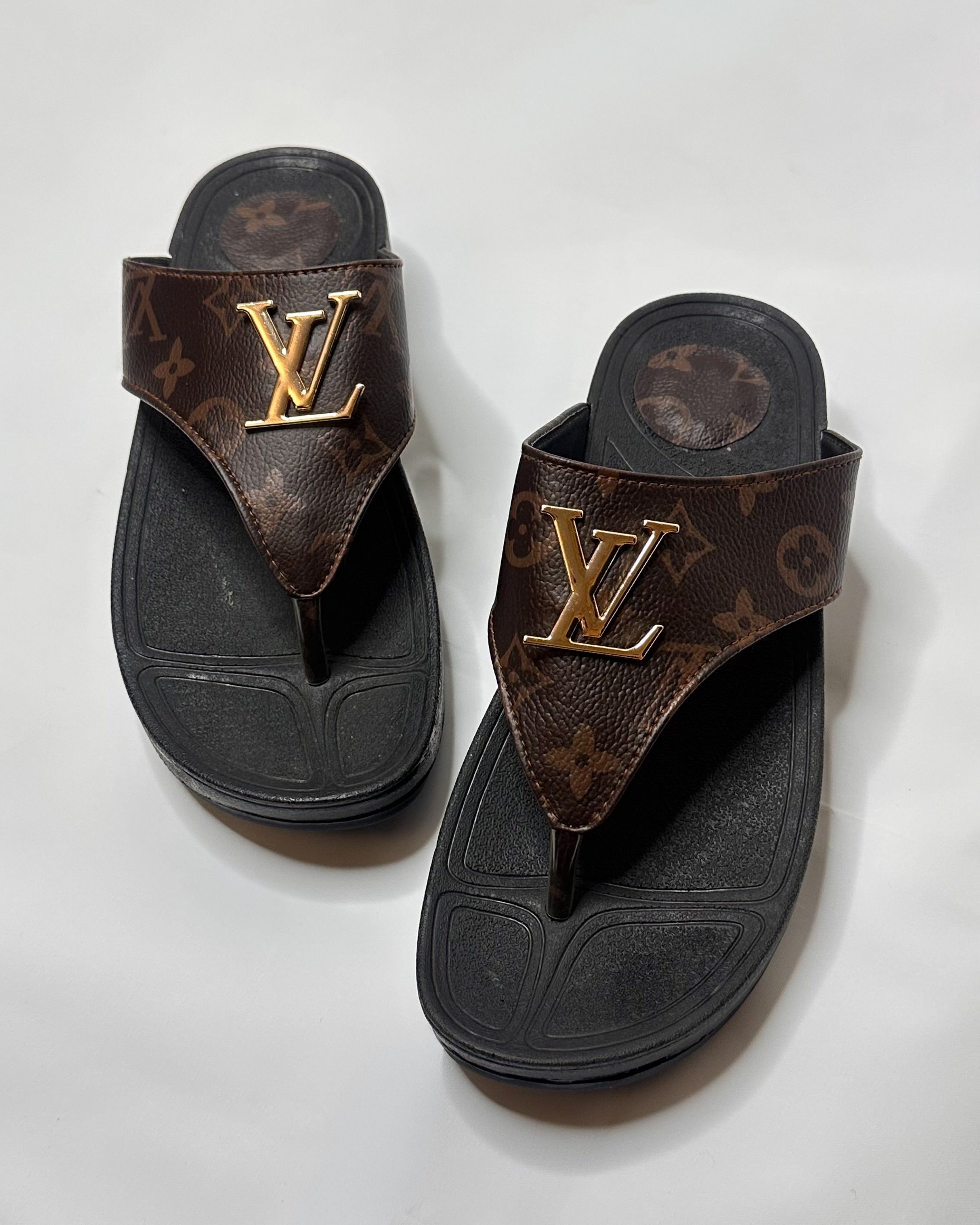 Louis Vuitton Flip Flop Brown Sandal