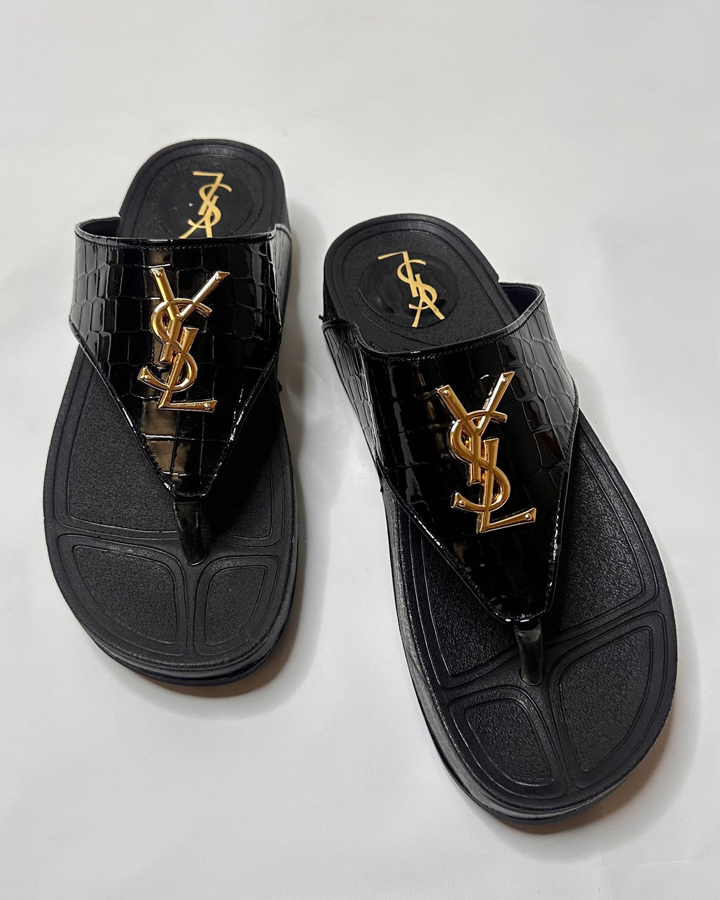 Louis Vuitton Flip Flop Black Sandal