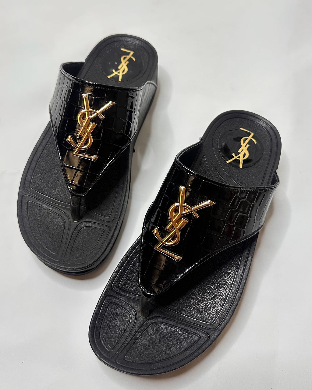 Louis Vuitton Flip Flop Black Sandal