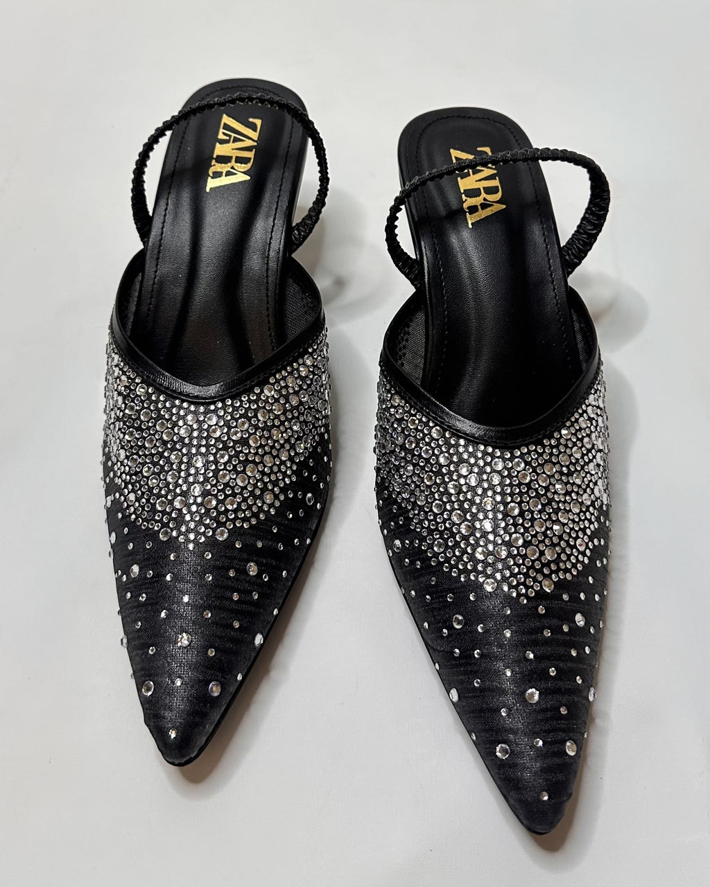 ZARA Slingback Black Pumps