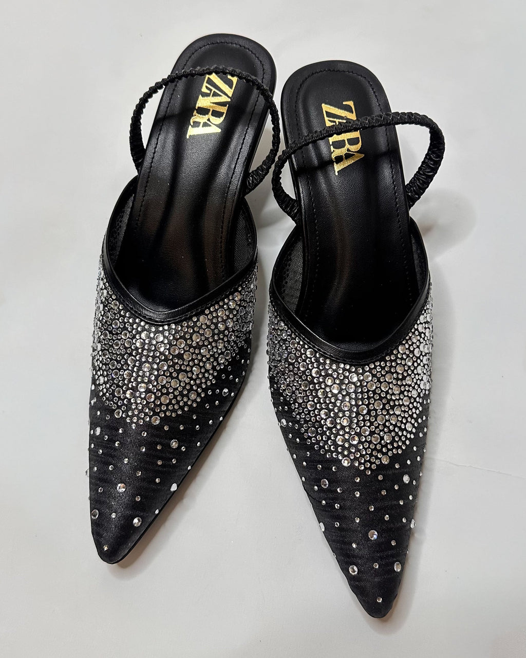 ZARA Slingback Black Pumps