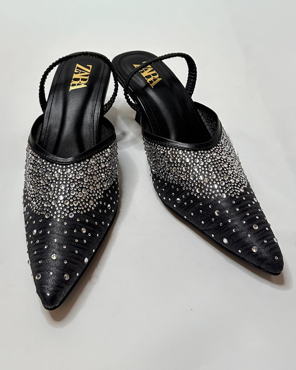 ZARA Slingback Black Pumps