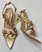 Gianvito Rossi Flavia Slingback Silver Sandals