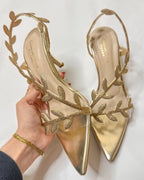 Gianvito Rossi Flavia Slingback Silver Sandals