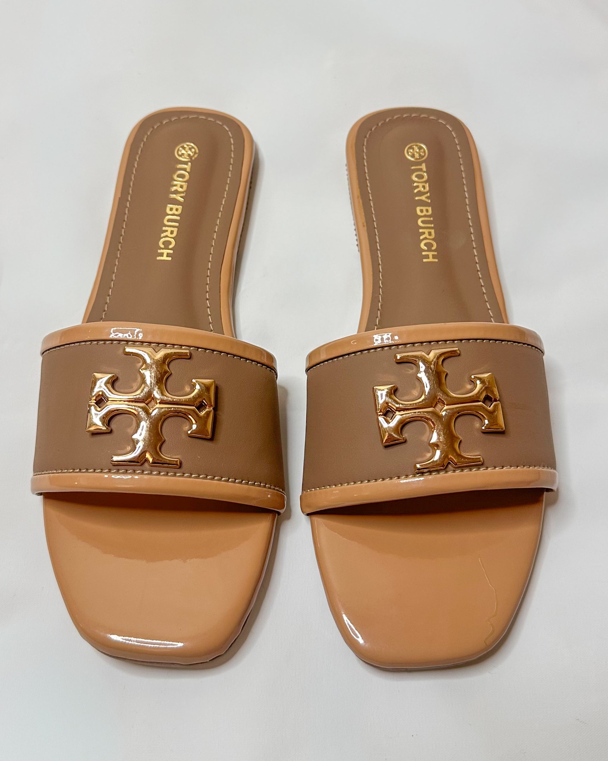 Tory Burch Eleanor Beige Slides