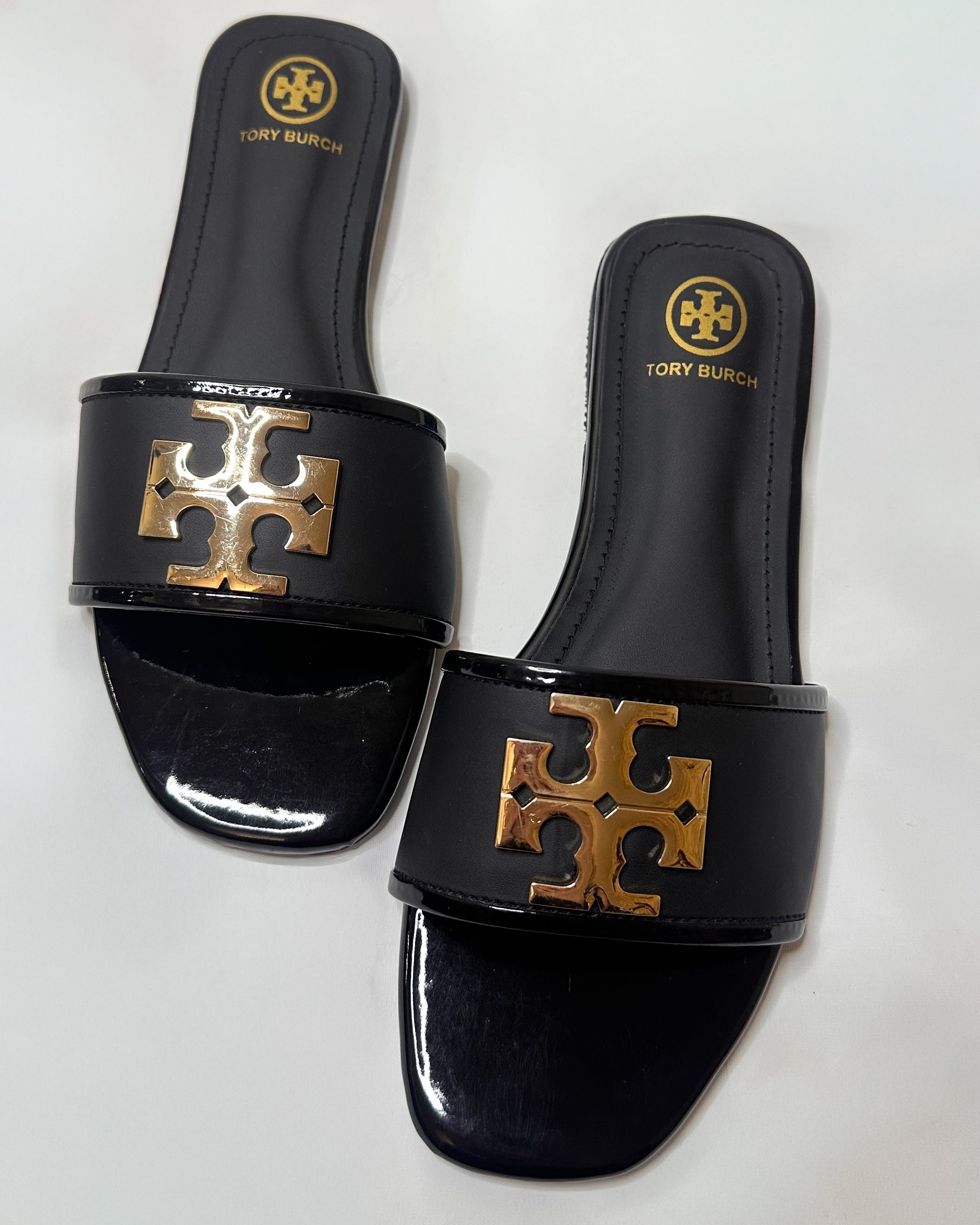 Tory Burch Eleanor Black Slides