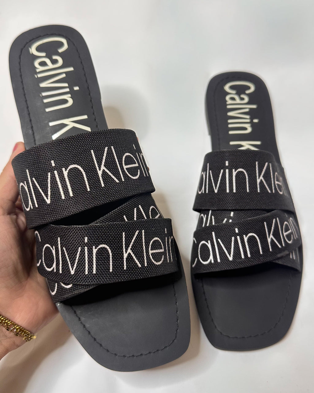 Calvin Klein Women's Bainy Black Flats