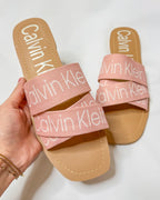 Calvin Klein Women's Bainy Pink Flats