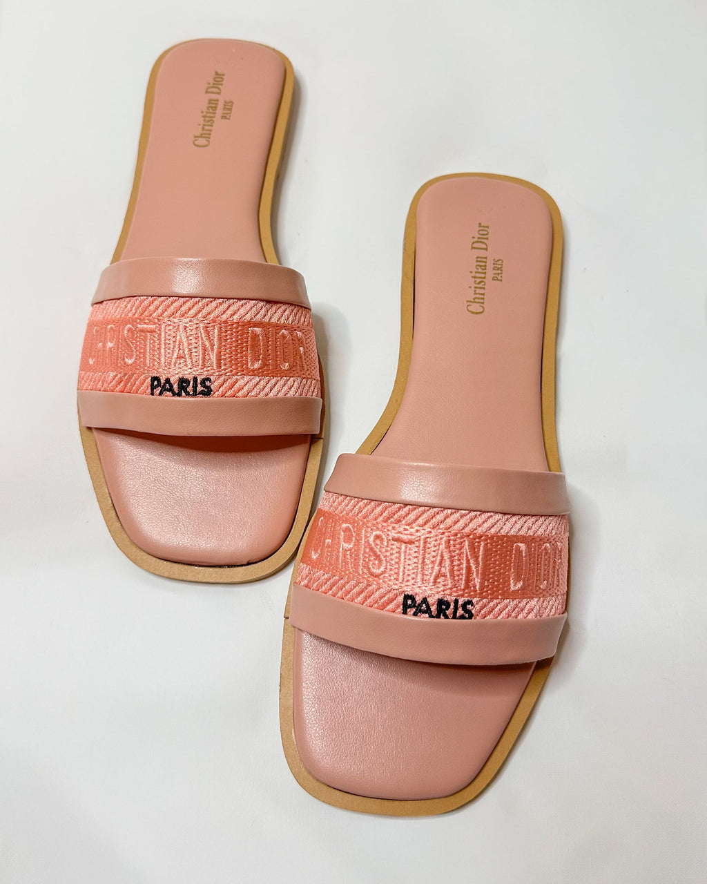 Christian Dior Dway Pink Slides