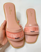 Christian Dior Dway Pink Slides