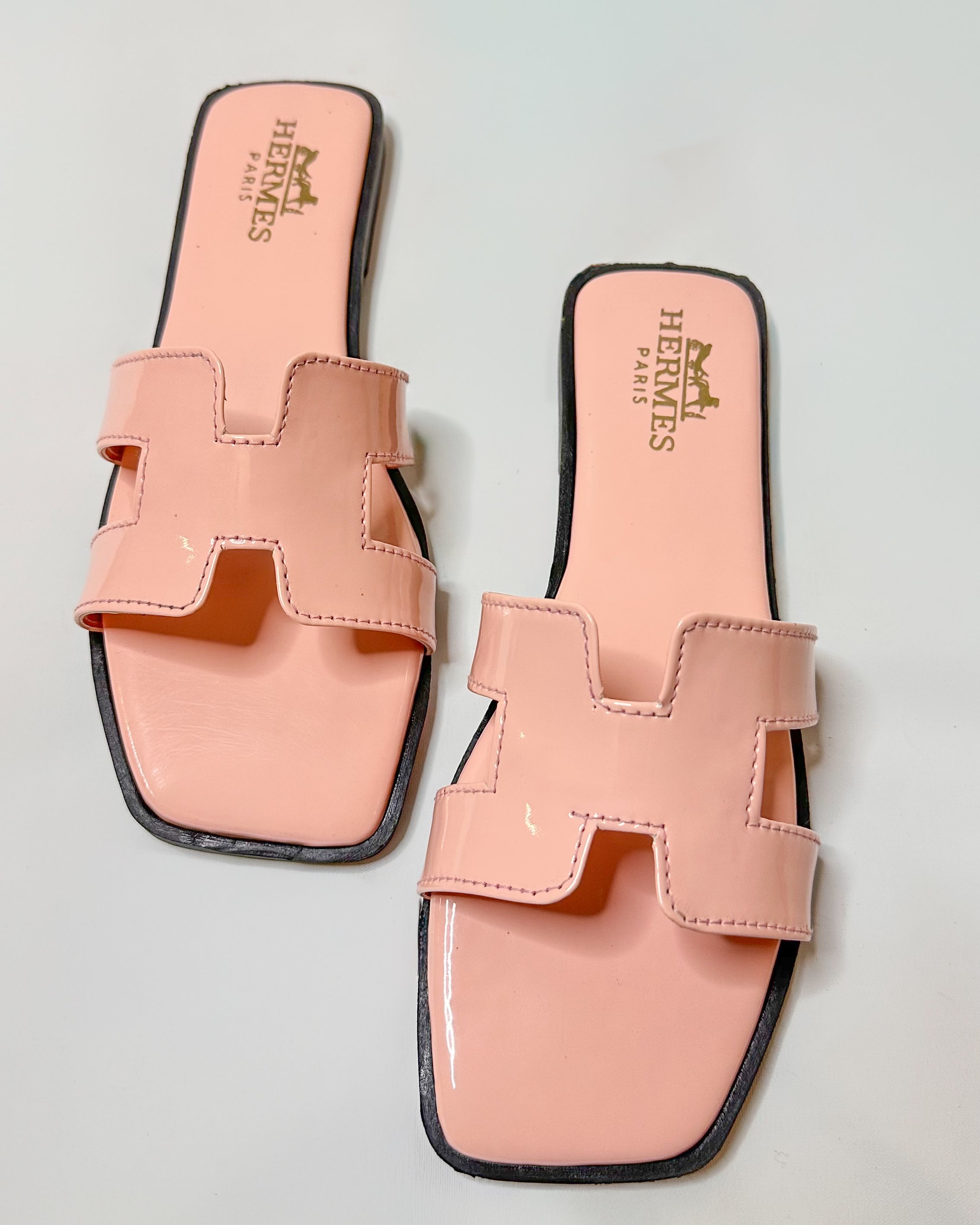 Hermès Oran Pink Flats