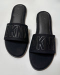 DKNY Willow Flat Slide Slippers Black